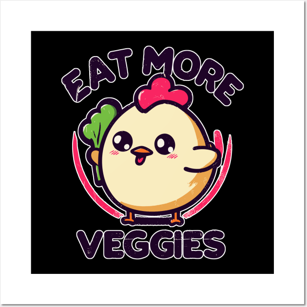 Eat more veggies Wall Art by TomFrontierArt